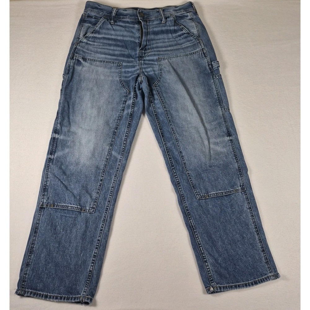 American Eagle Double Knee Blue Jeansโ Men's 30x32 Carpenter Utility Pants